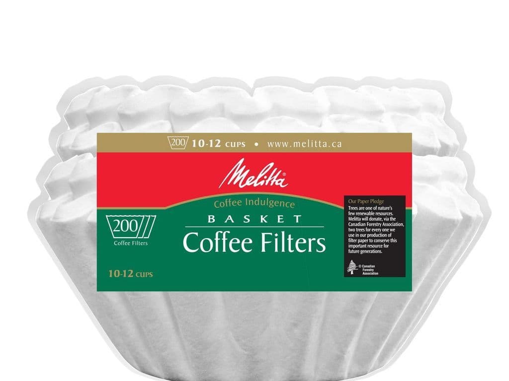Melitta Basket Coffee Filters 10-12 cups, 100pc