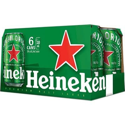 HEINEKEN 6 CAN (6 x 330ml)
