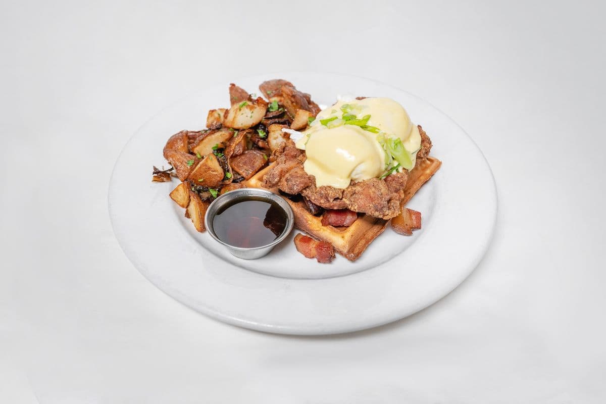 Fried Chicken and Waffle Benny