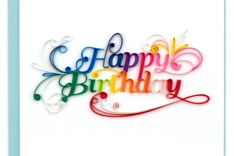 Happy Birthday Card / Blue BD123