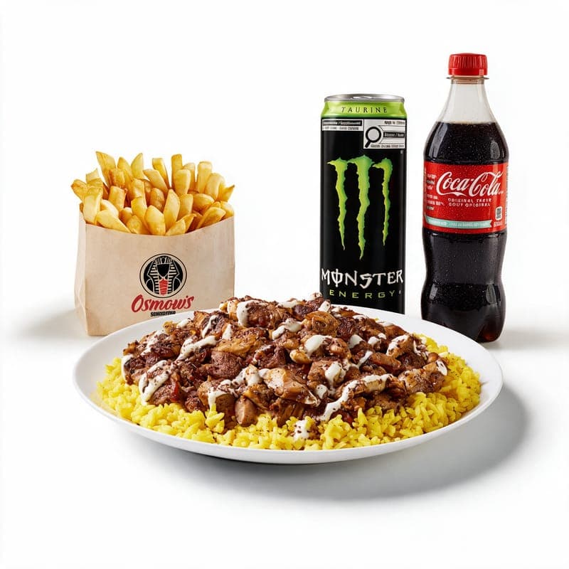 ON THE ROCKS® COMBO (Bottled Coca Cola® Or Monster Energy®)