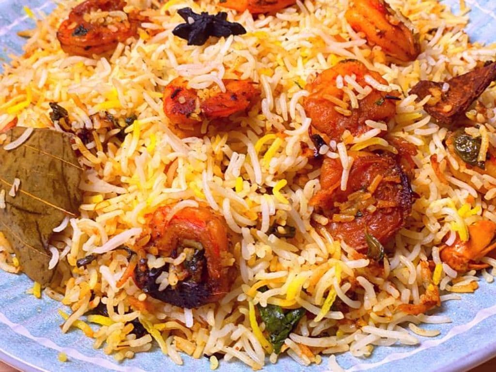Spicy Special Shrimp Biryani