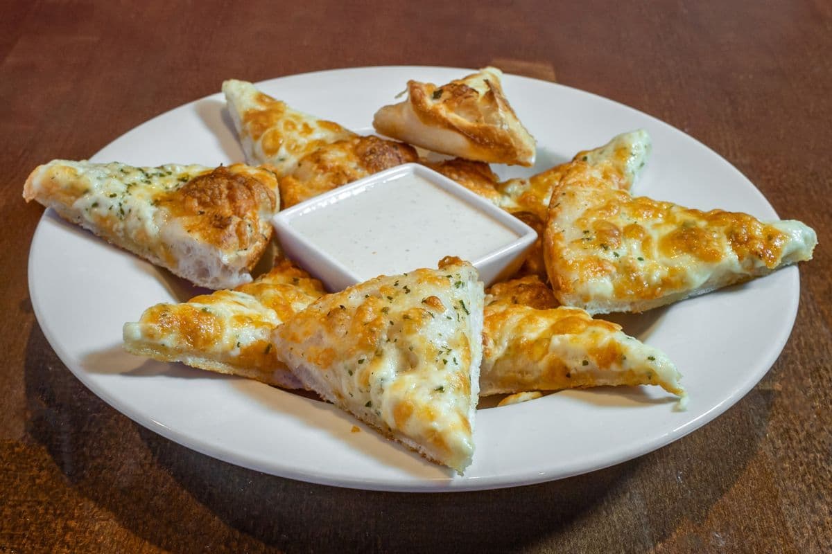 Garlic and Cheese Wedges