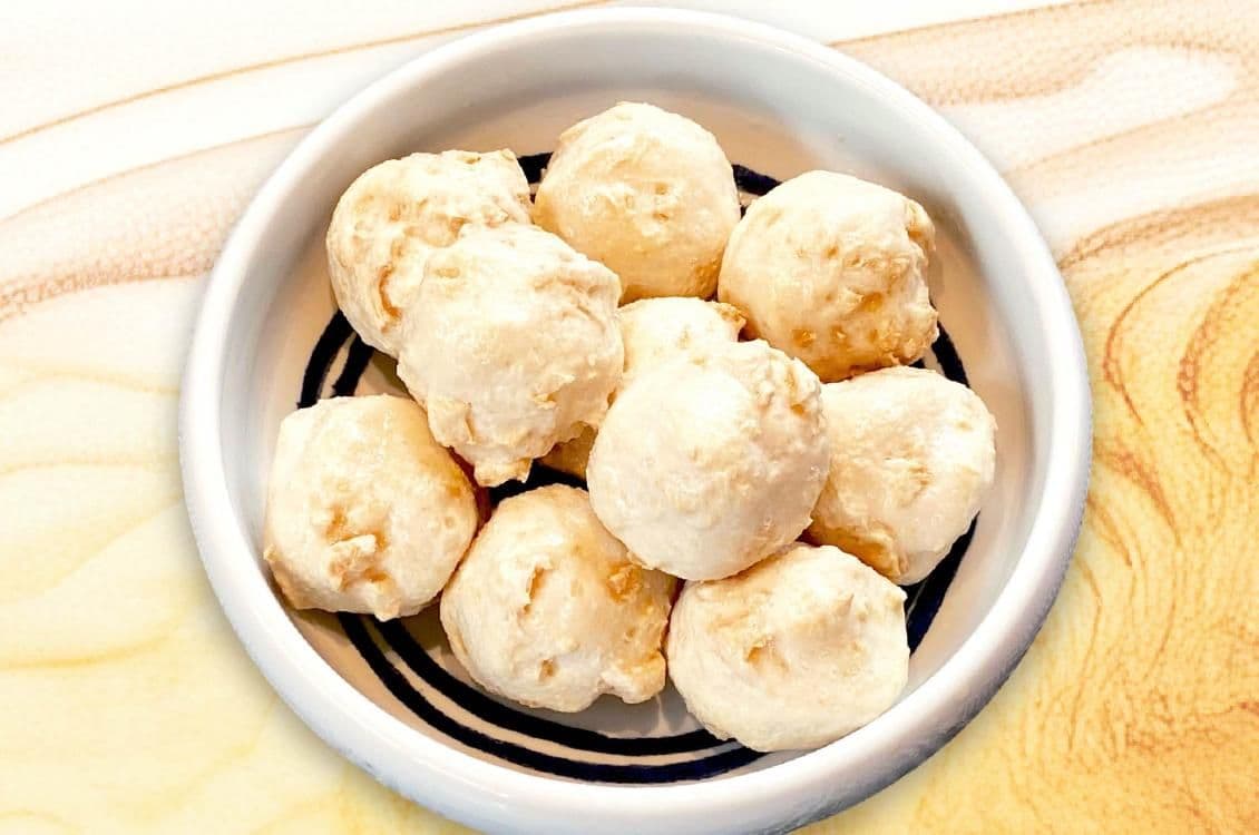 Deep Fried Vegetarian Squid Ball / 素炸花枝丸