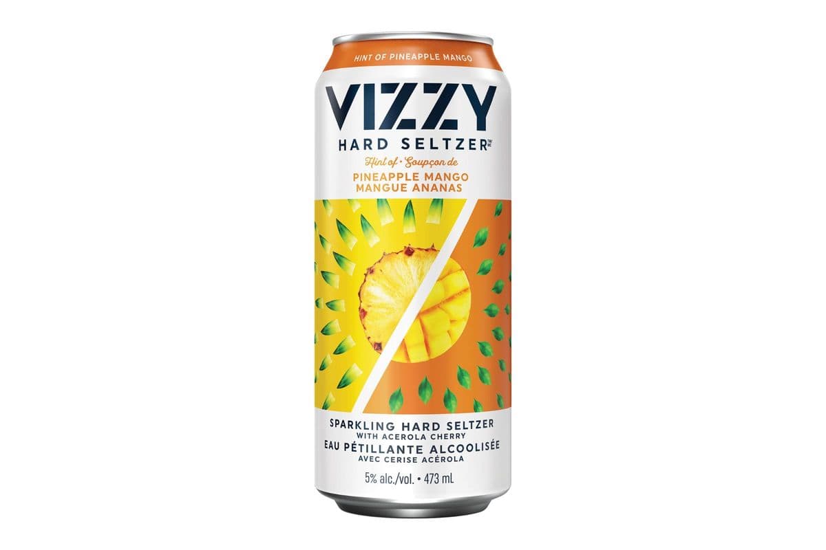 Vizzy Hard Seltzer Pineapple Mango (1 x 473 mL)