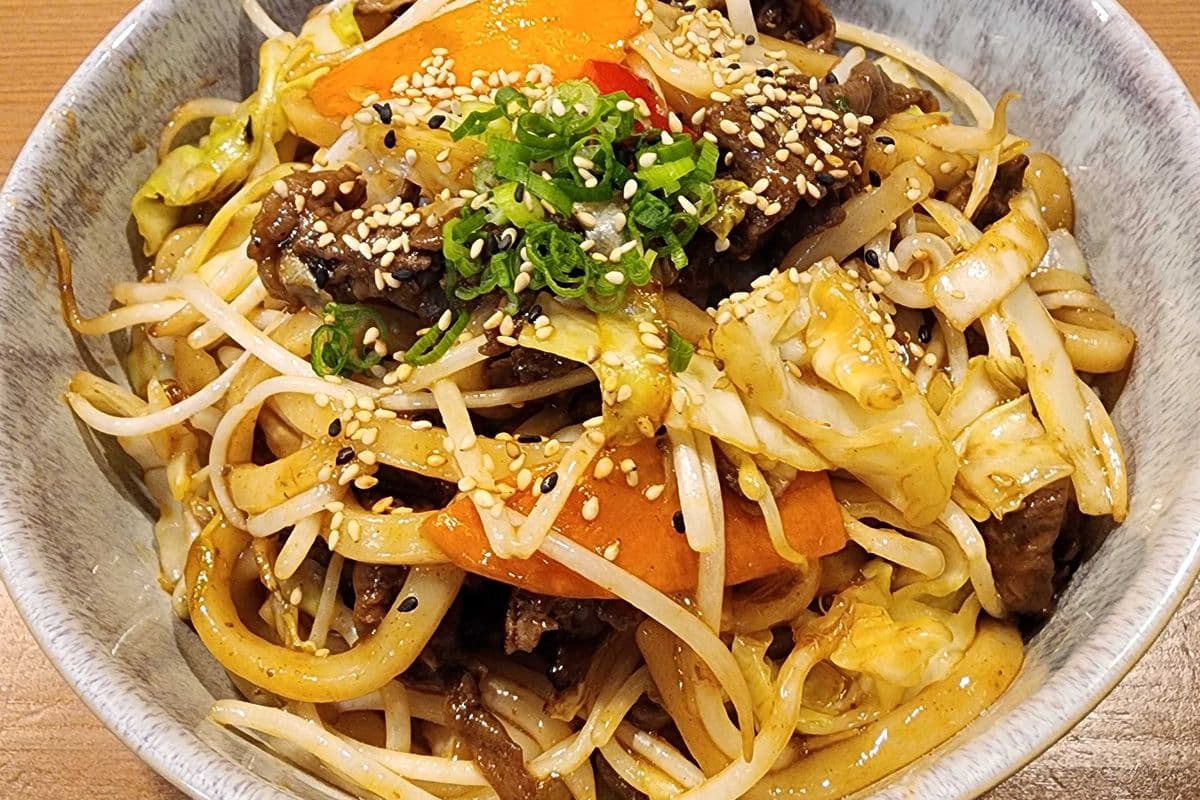 Beef Yakiudon