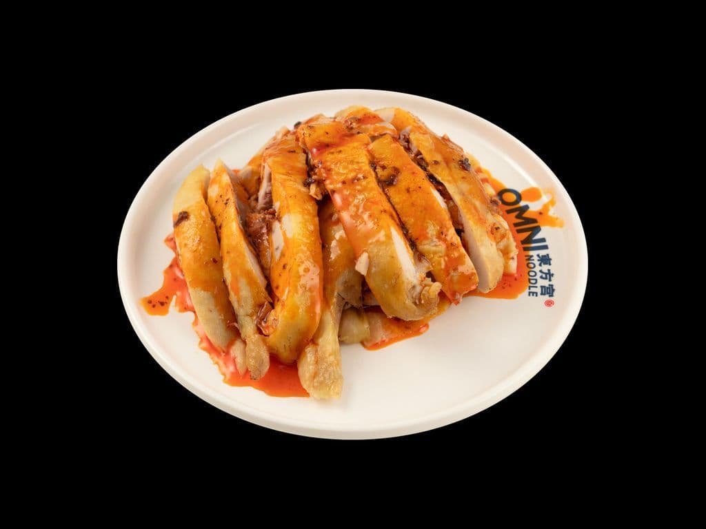 Steamed chicken in Chili Sauce 麻辣口水鸡