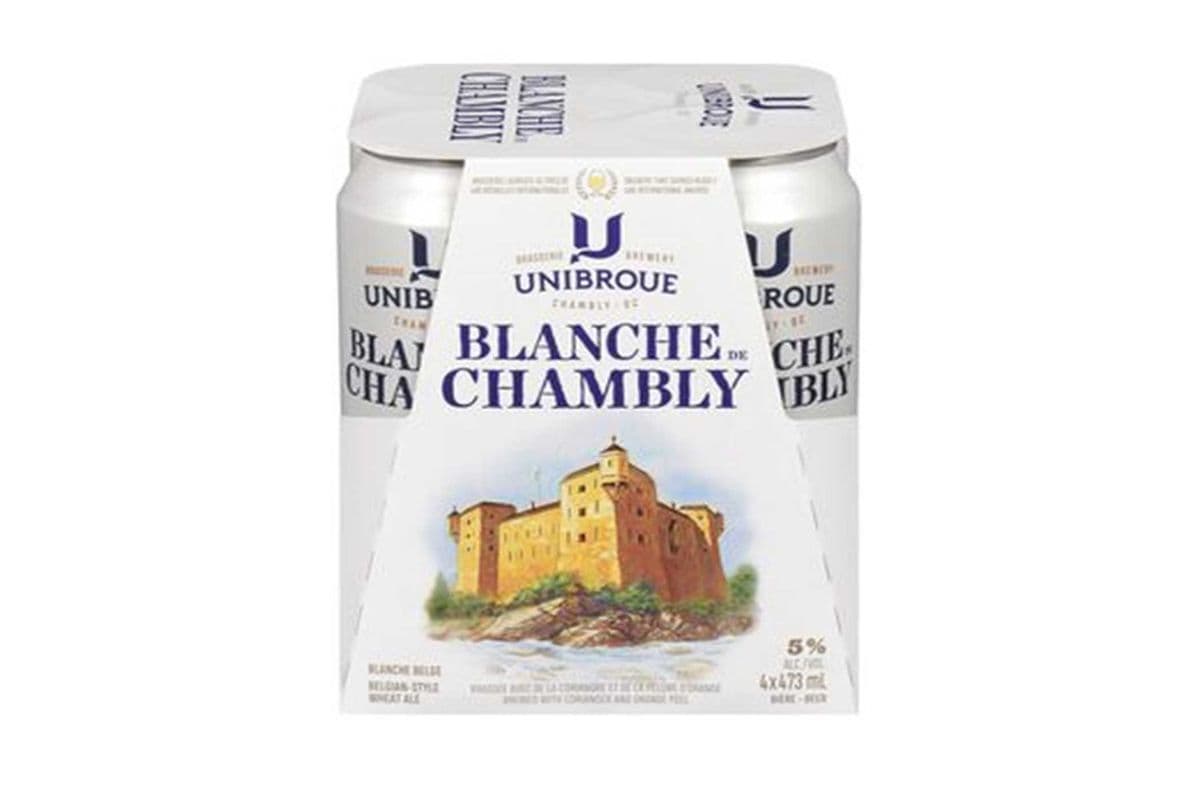 Unibroue Blanche De Chambly 4 CANS (4 x 473 ML)