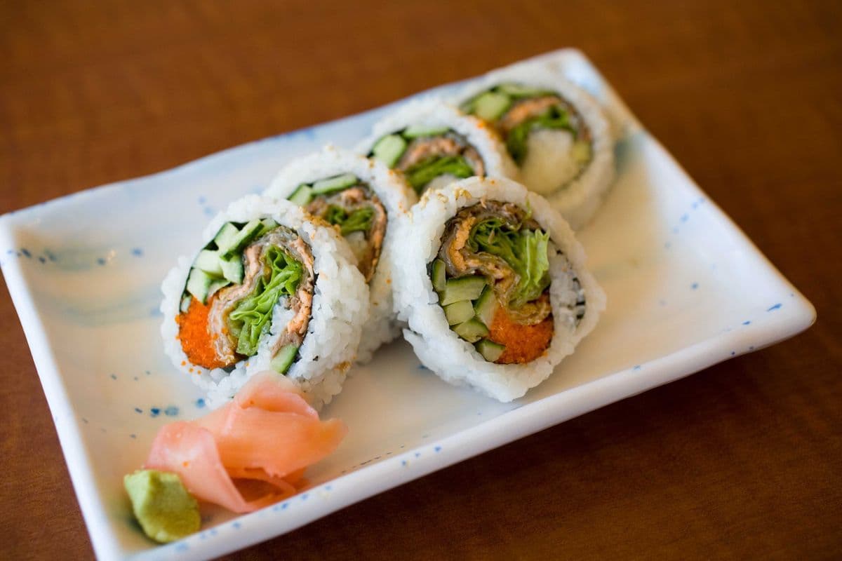 B.C. Roll (B.B.Q. Salmon Skin)