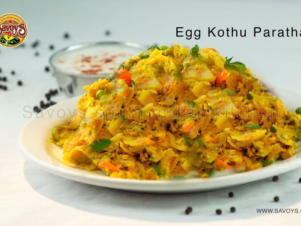 Egg Kothu Porotta