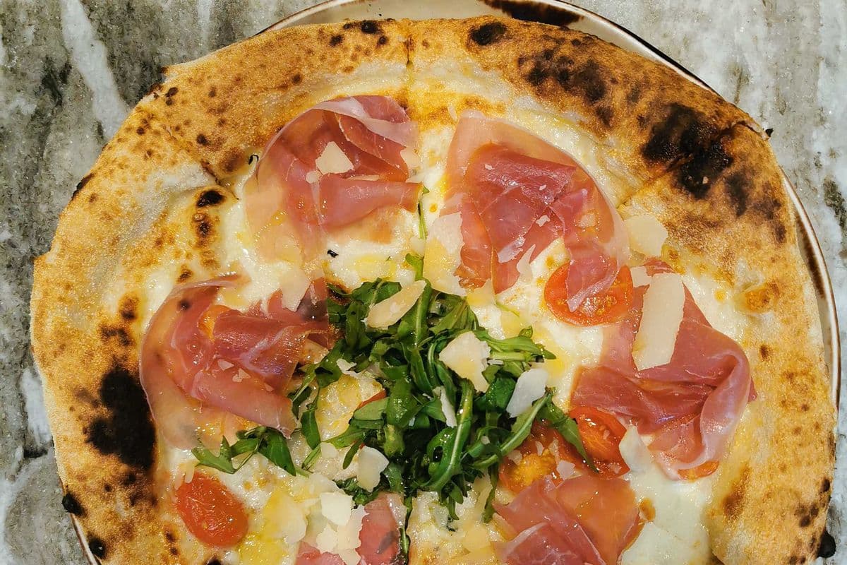 Crudo White Pizza