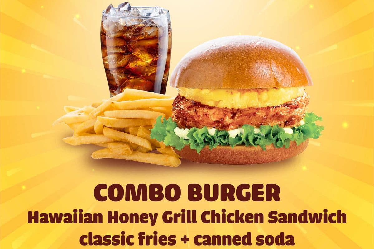 A5. Hawaiian Honey-Grilled Chicken Sandwich Meal