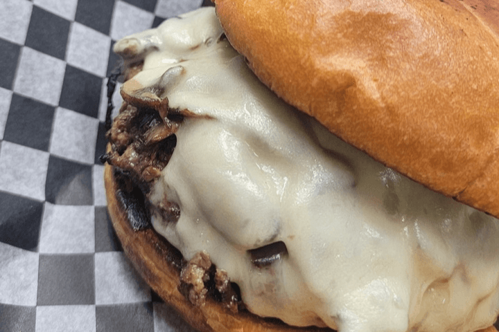 Mushroom Swiss Burger