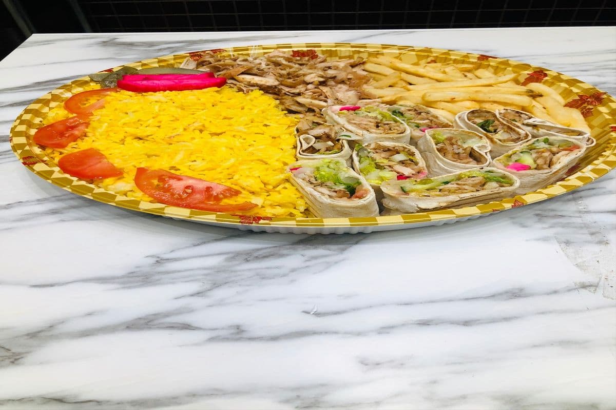 Shawarma Delights Chicken Platter (For 3-4)