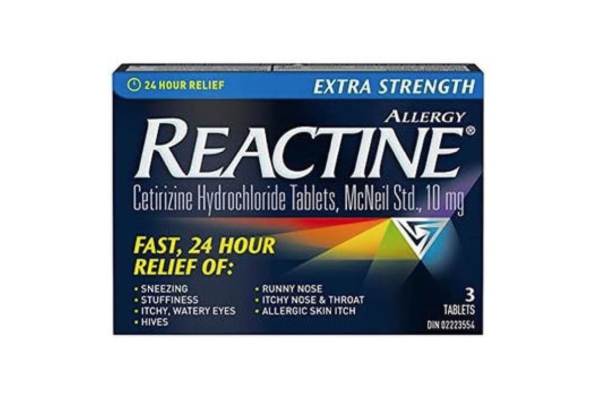 Reactine Extra Strength