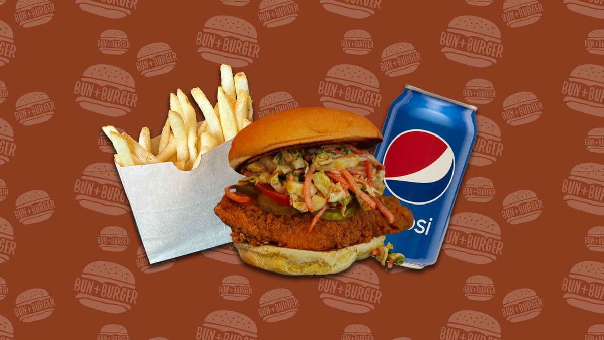 Crispy Fried Chicken Burger Combo