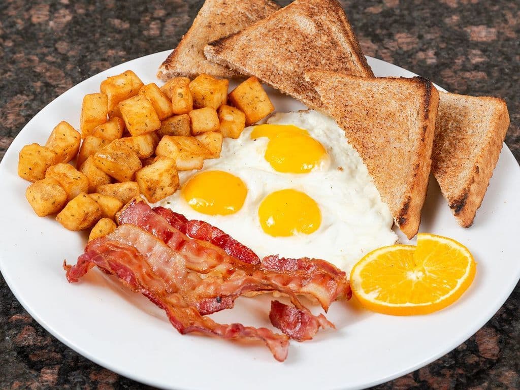 Three Egg Breakfast with choice of Protein