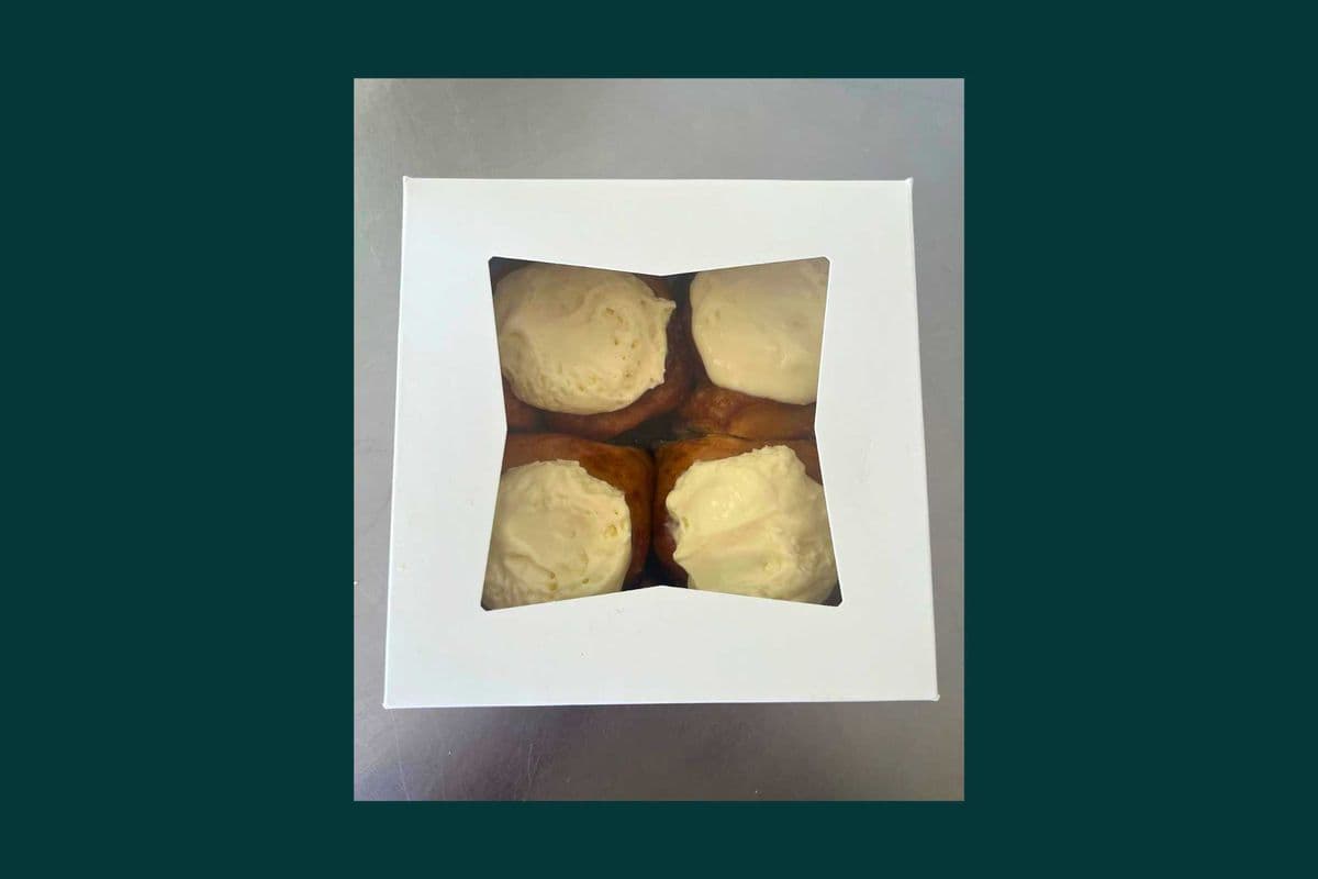 4-Pack Cream Cheese Mini Buns