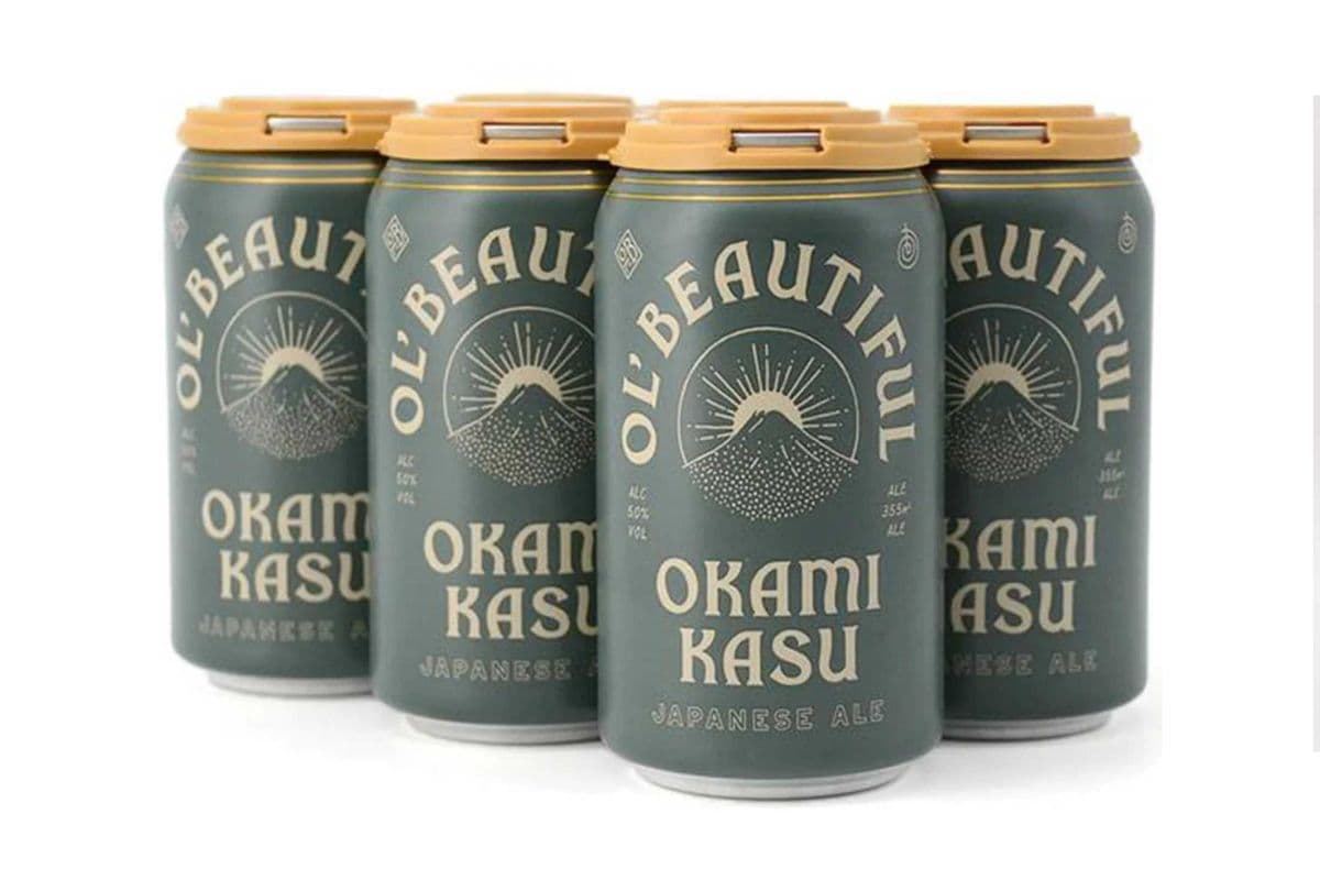 Ol Beautiful Brewing Okami Kasu JAPANESE ALE (6 Cans) (6 x 355ML)