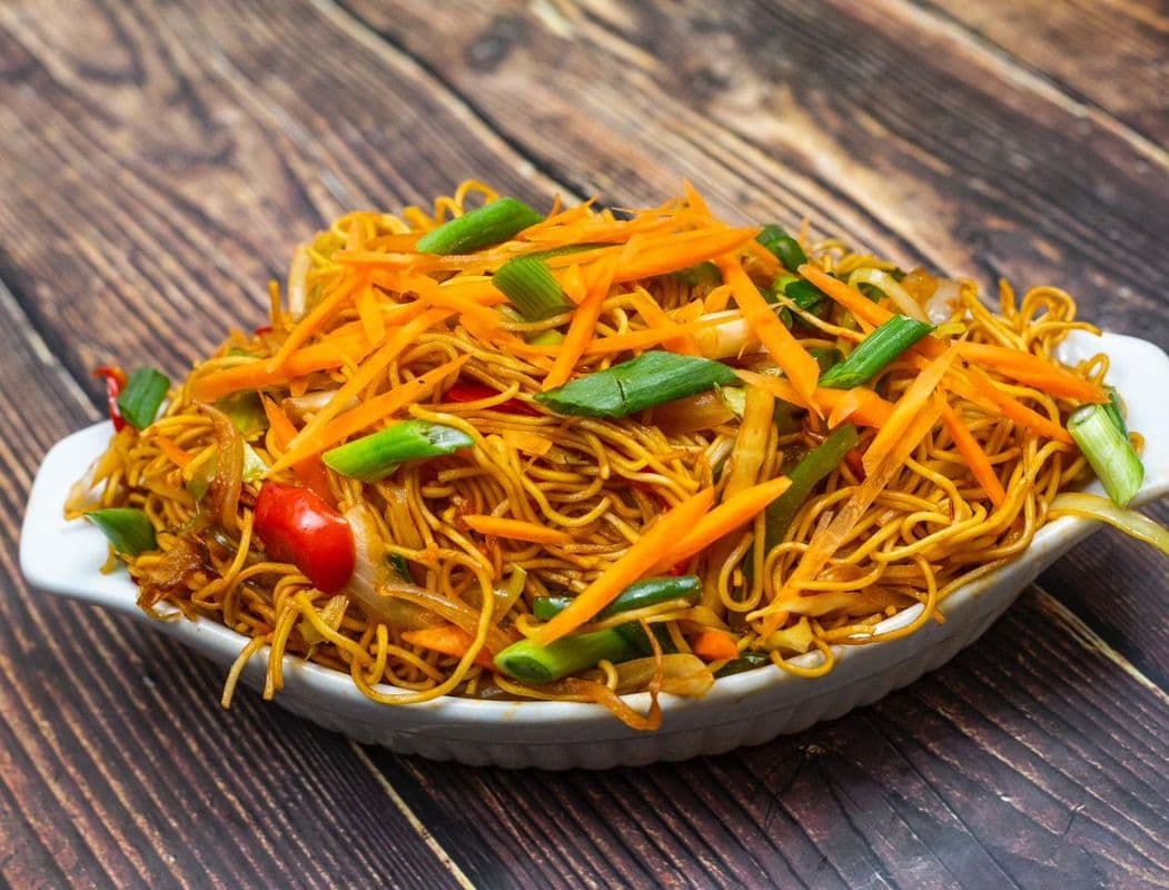 Vegetarian Hakka Noodles