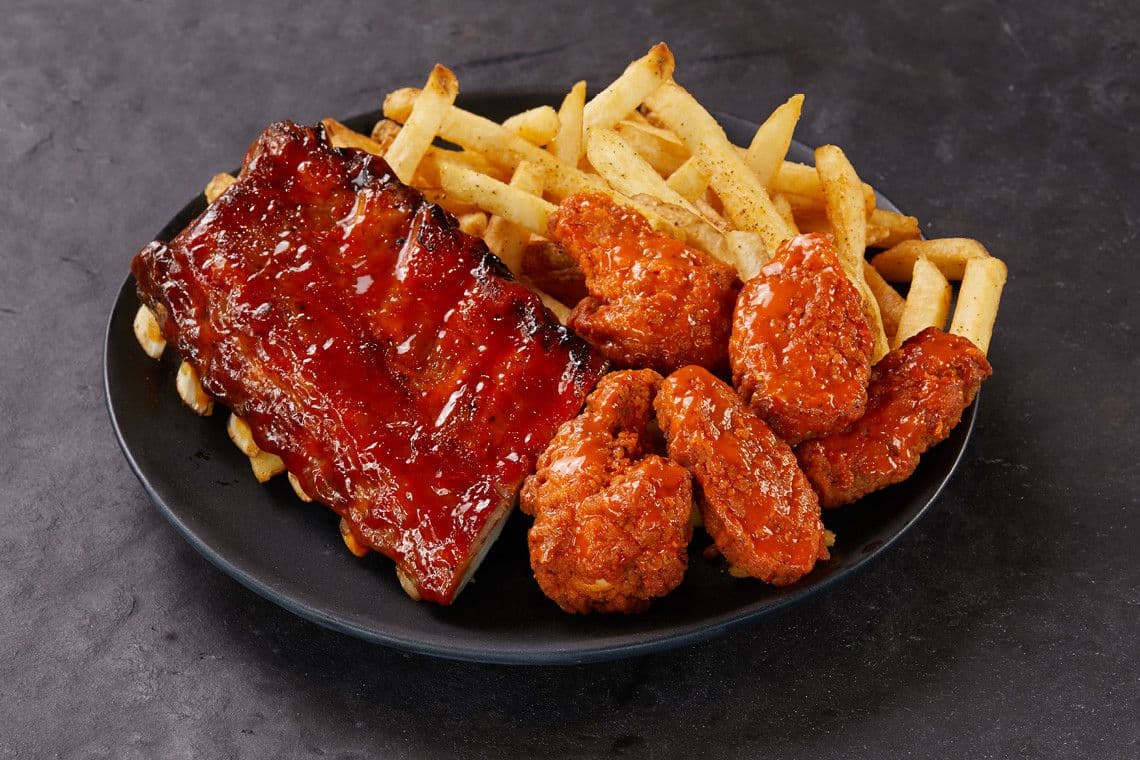Rib + Wing Combo