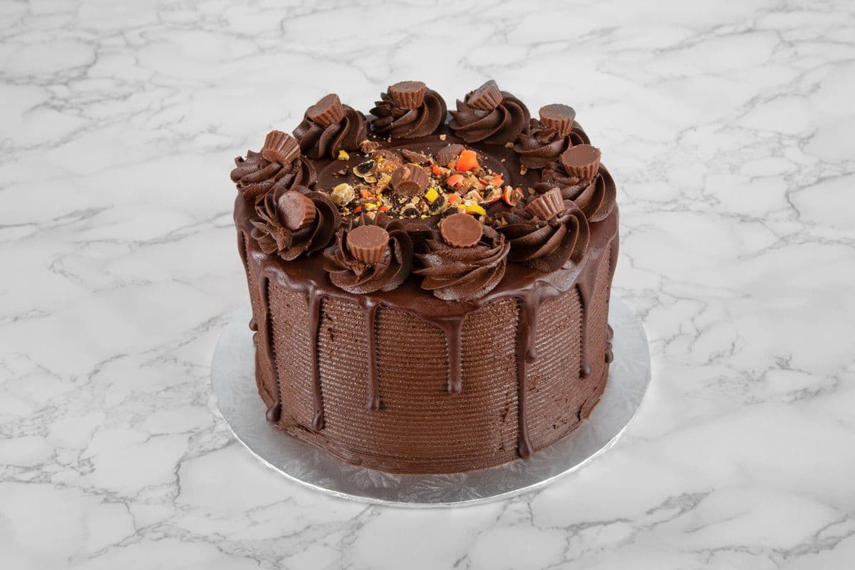 2. Peanut Butter Explosion Cake