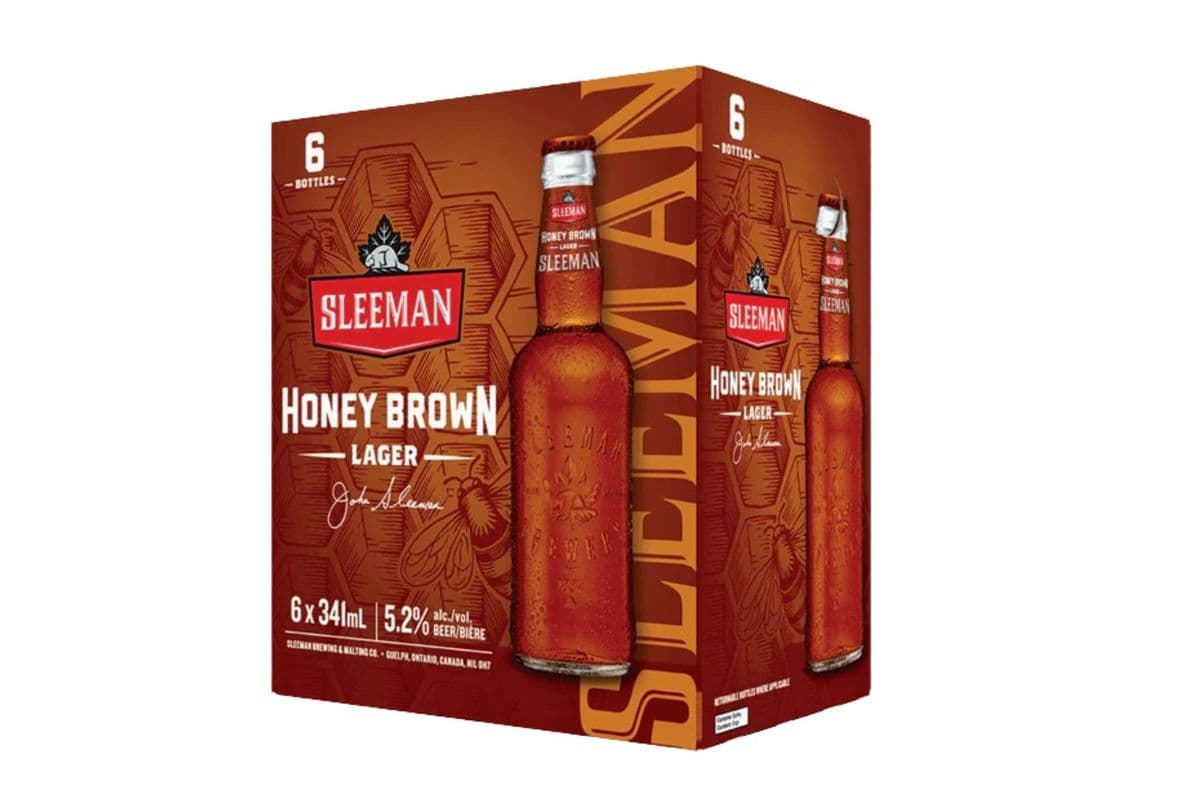Sleeman Honey Brown Lager Bottles (6 x 341ml)