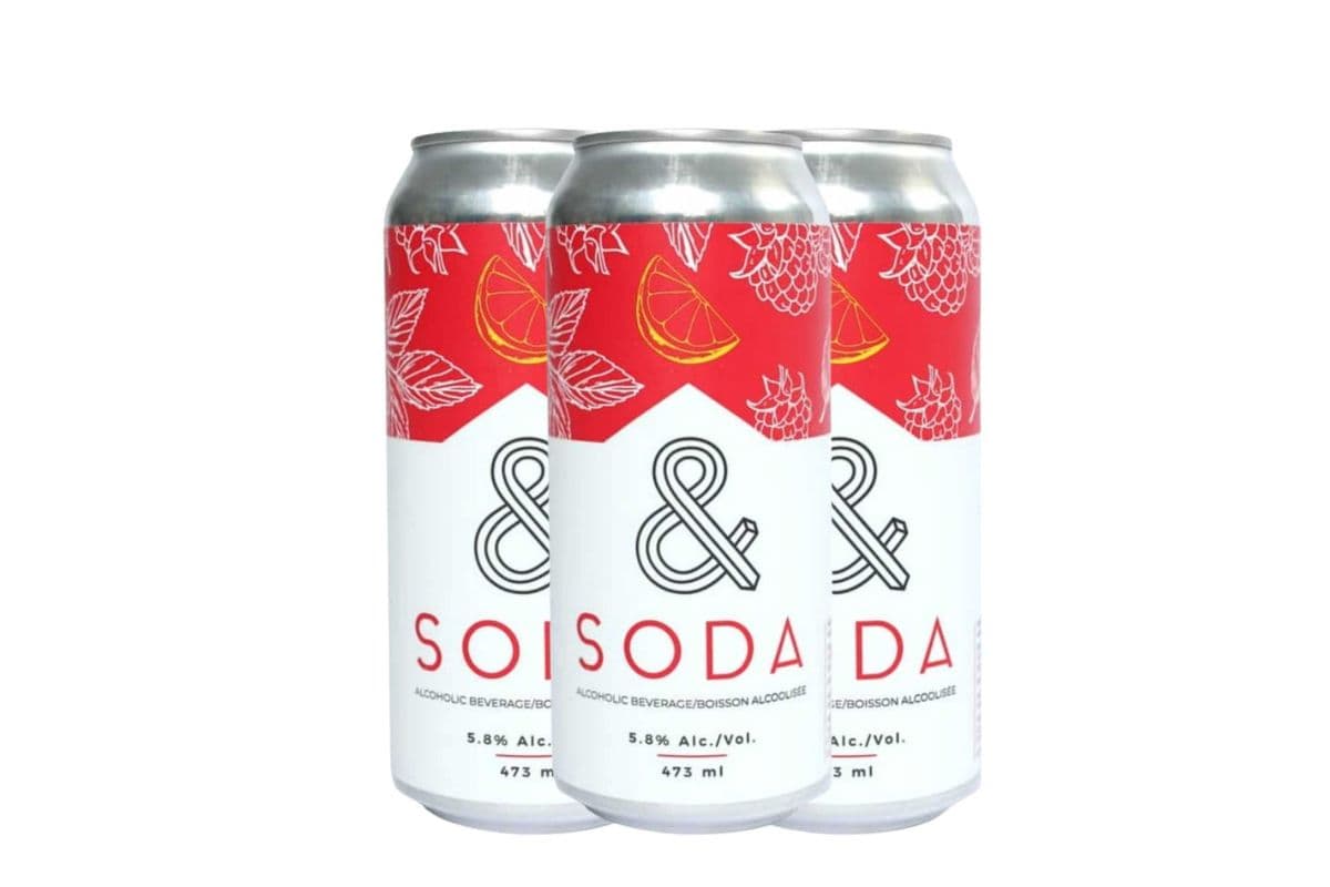 And Vodka Soda Raspberry Lemon (4 Cans) (1 x 4x473ML)