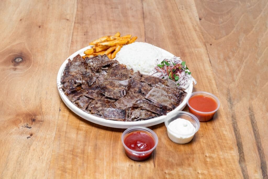 BEEF and LAMB DONER PLATE