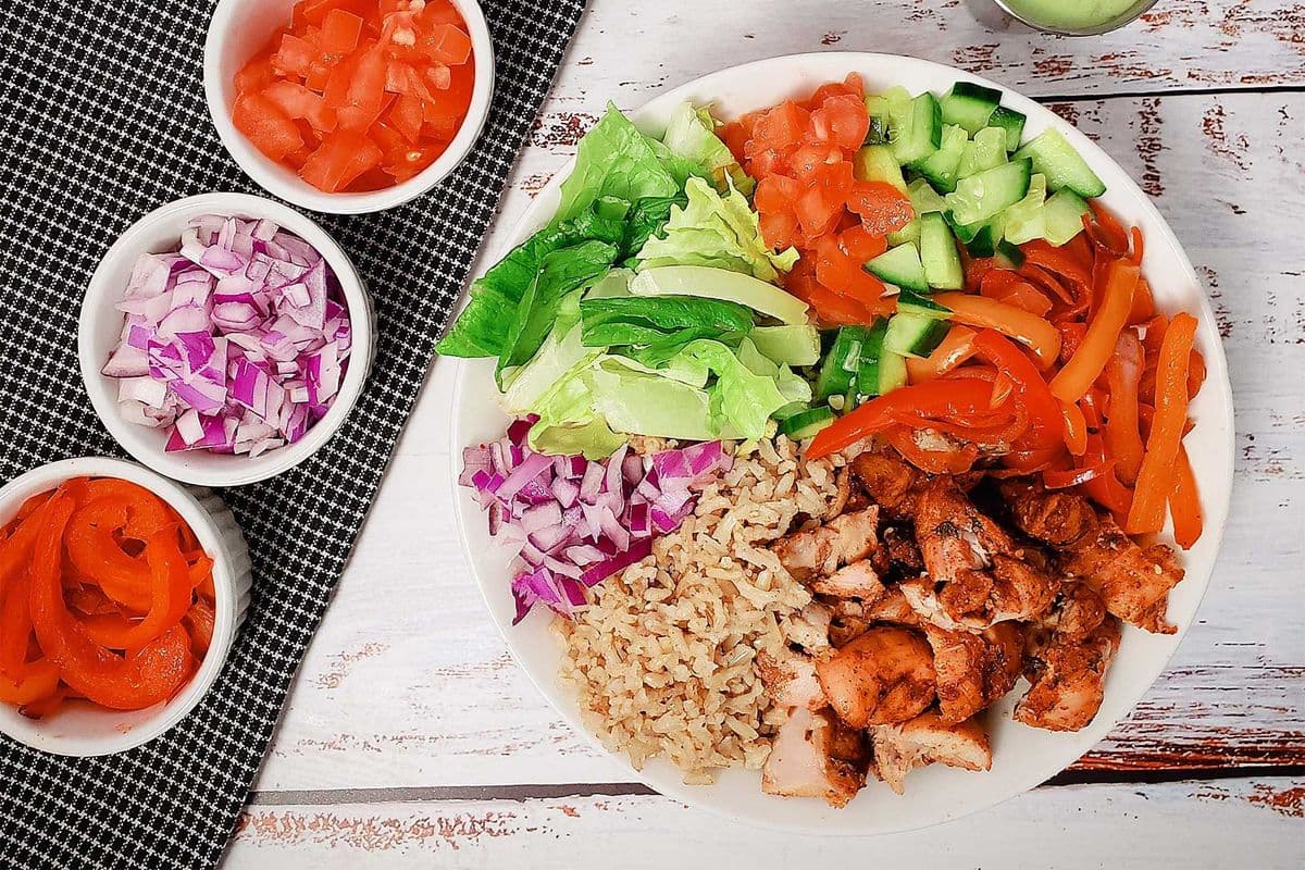 Chicken 65 Tikka Bowl