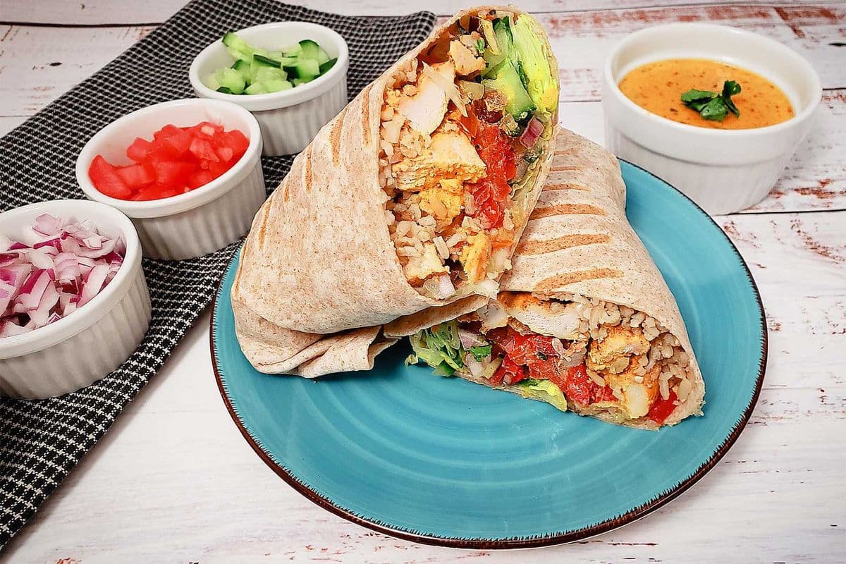 Butter Chicken Wrap