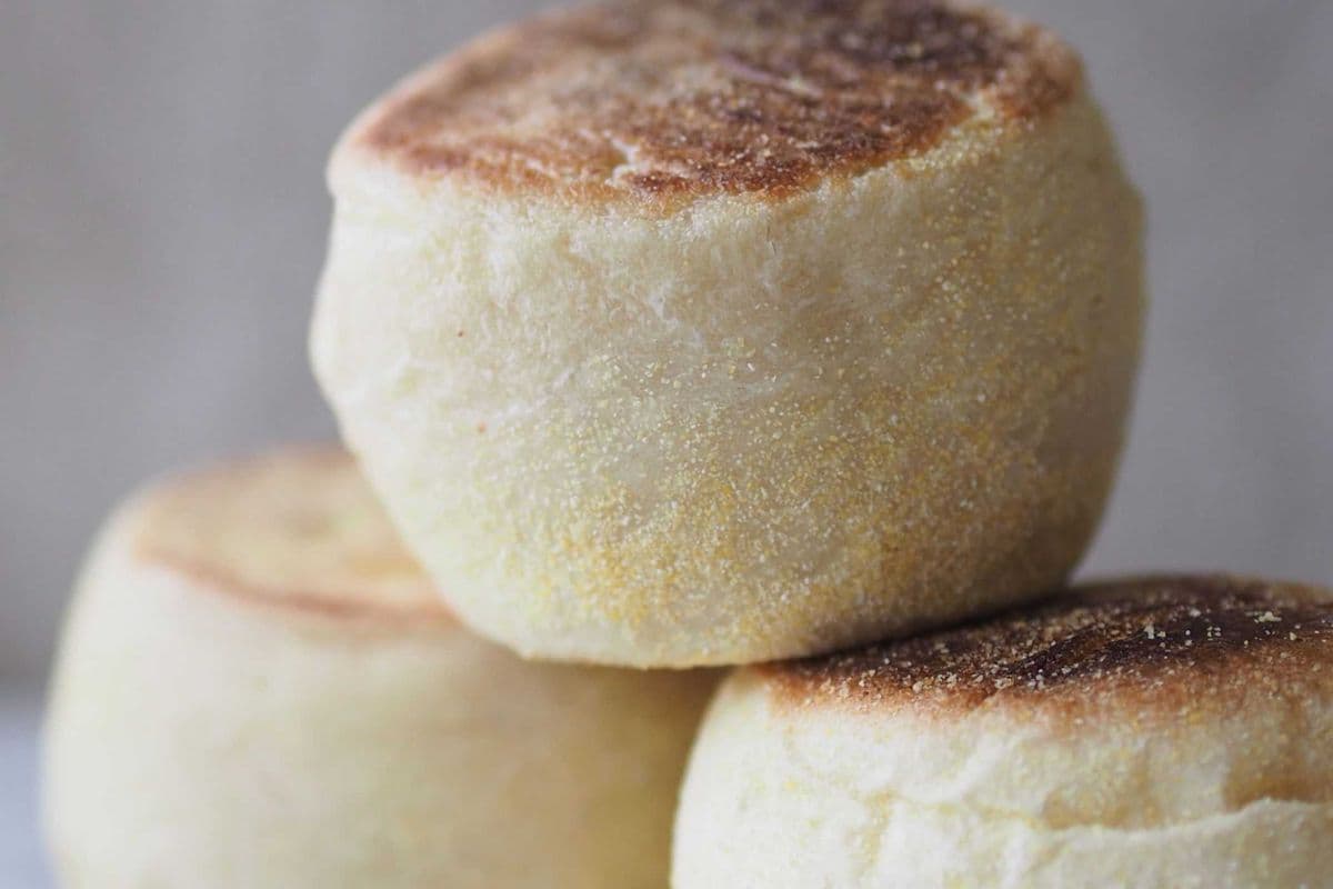 Homemade English Muffins (4 Pack)