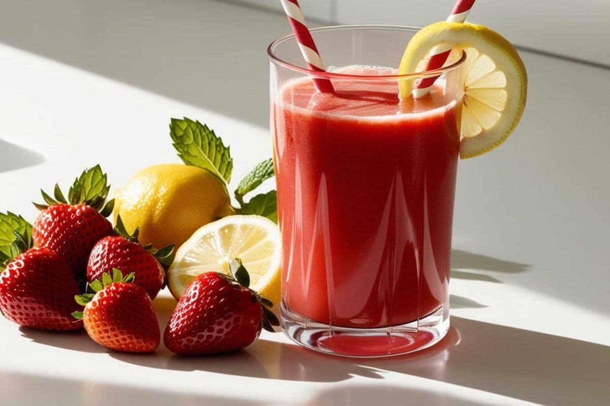 Fresh Strawberry Juice