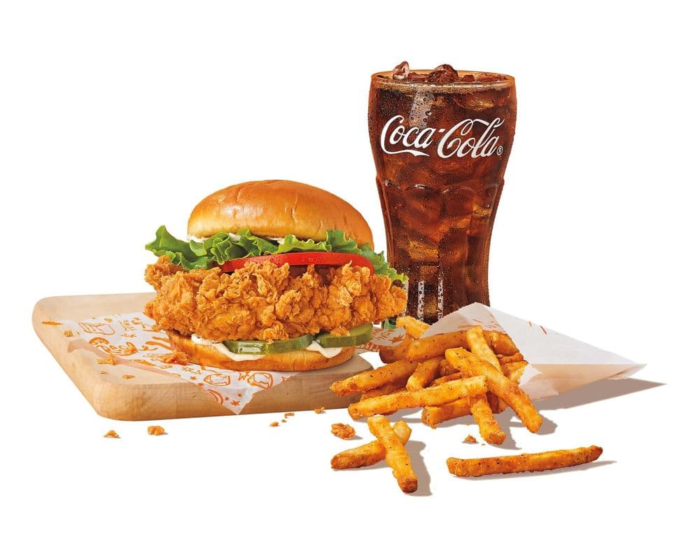Spicy Deluxe Chicken Sandwich Combo