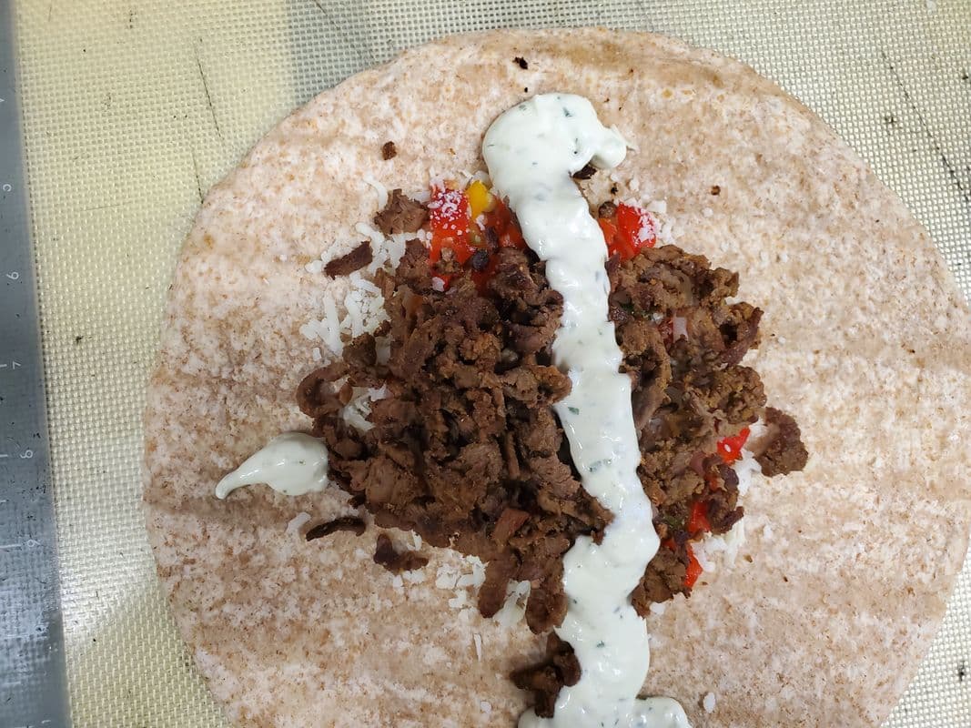 Suya Steak Wrap