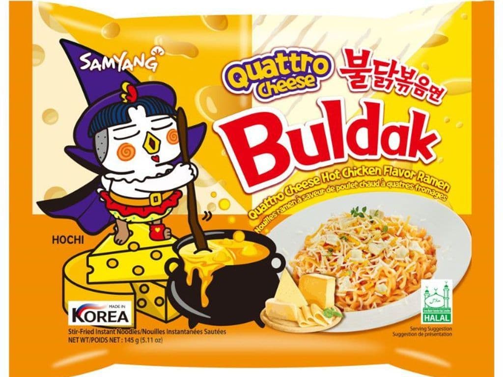 Buldak Noodle (Single) - Quattro Cheese Hot Chicken