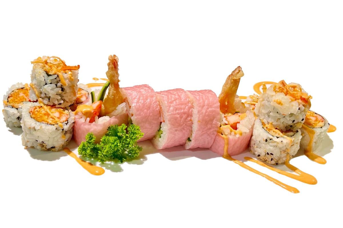 Soybean Dragon & Spicy Crab Roll