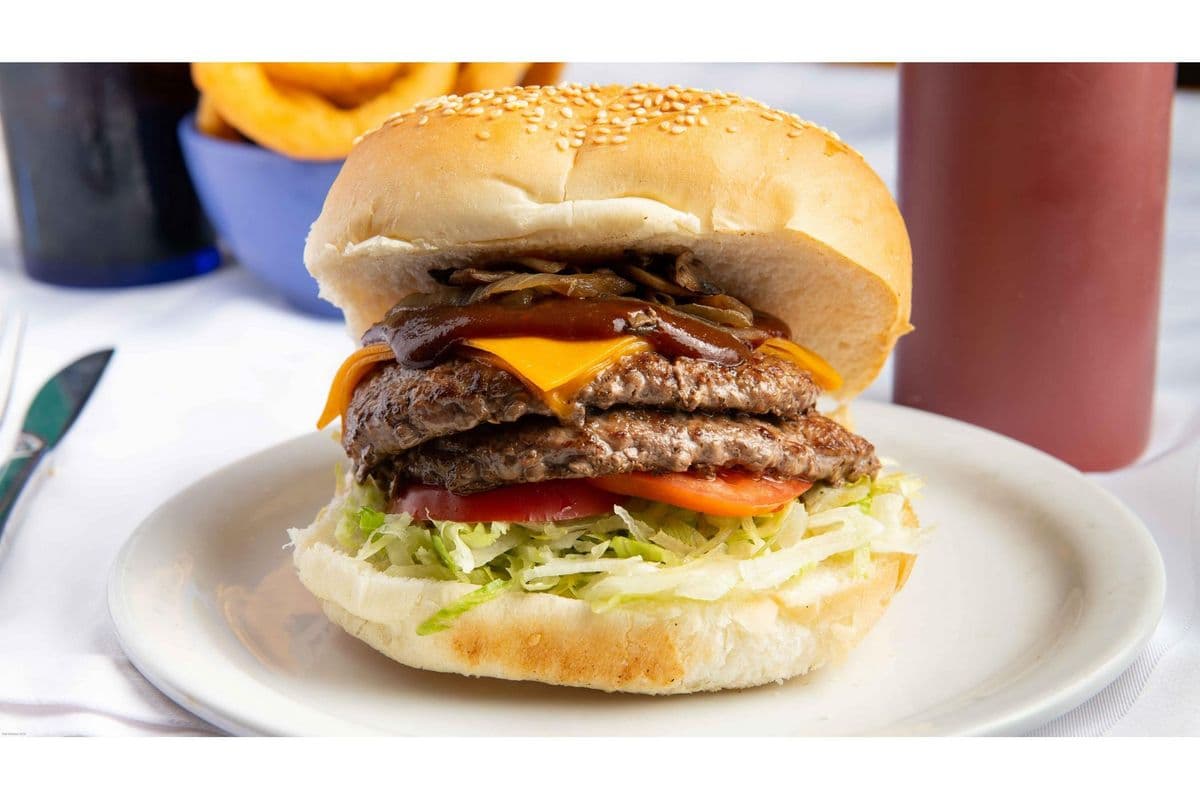 Blazin' Saddles Burger