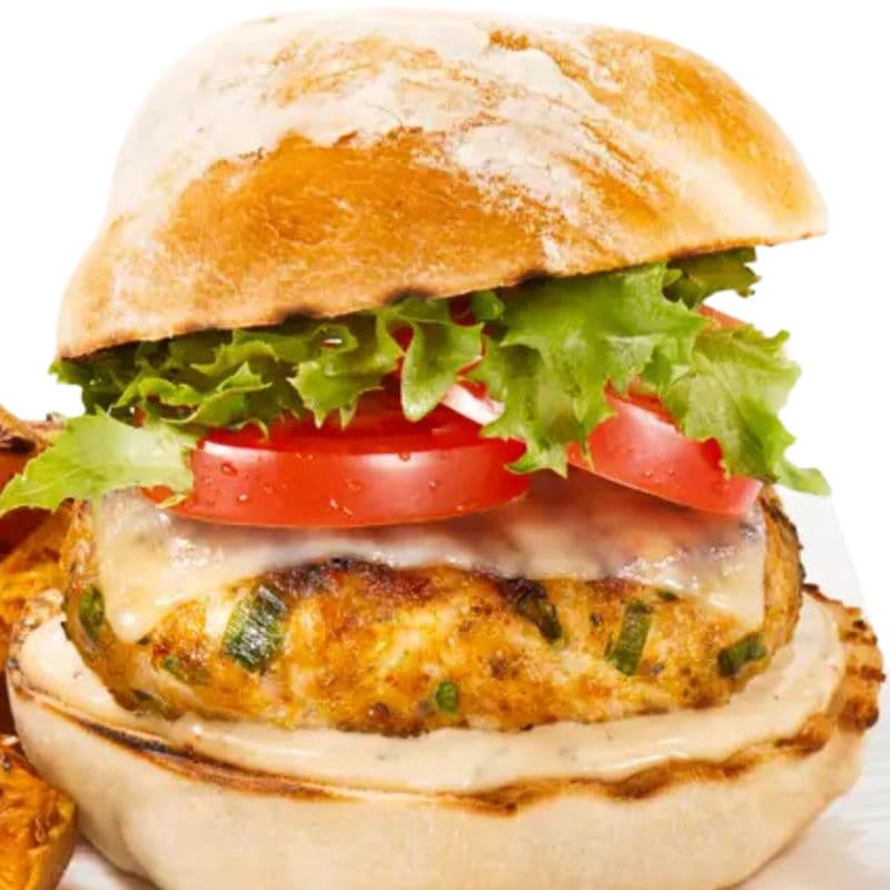 Sweet Chilli Chicken Burger + 1 Sides