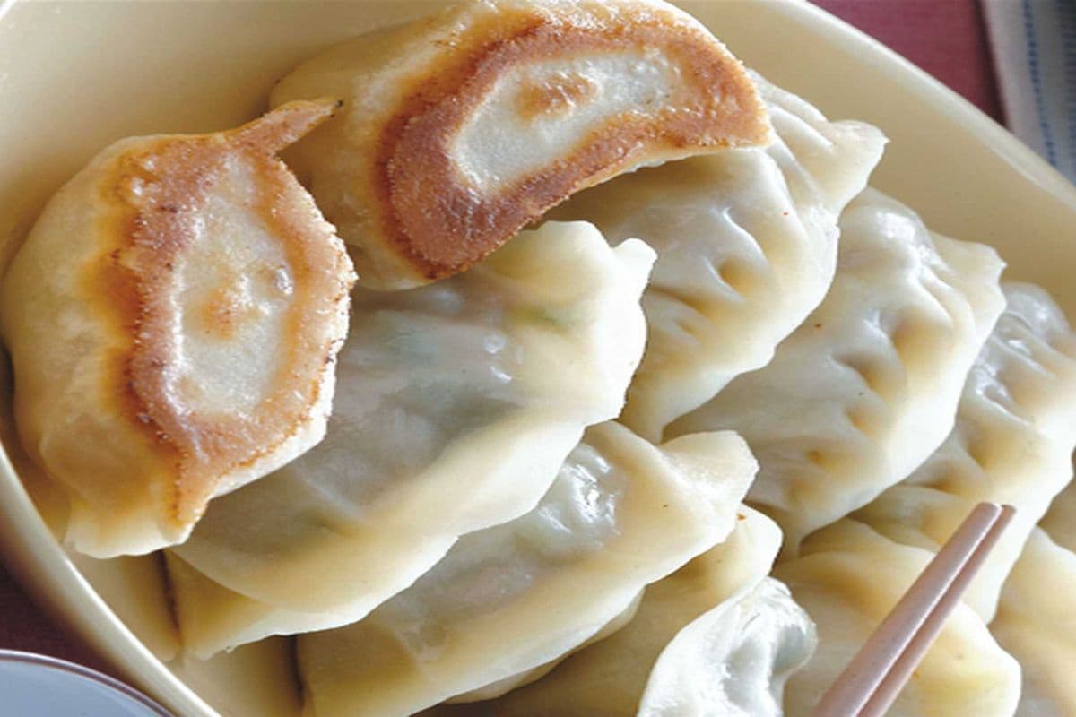 素菜锅贴 Pan-Fried Vegetable Dumplings