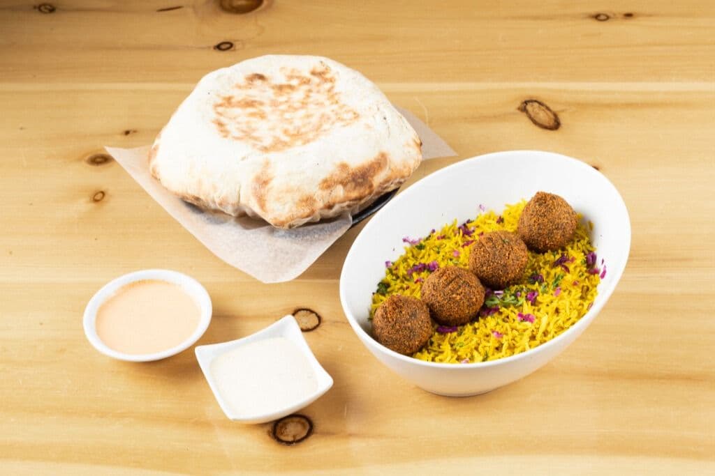 Fresh Falafel and Basmati Rice Bowl