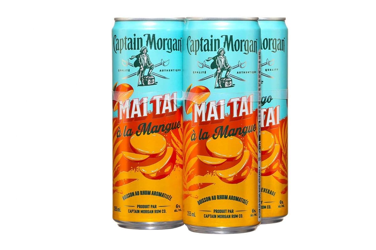 CAPTAIN MORGAN MANGO MAI TAI (4 CAN) (4 x 355 ML)