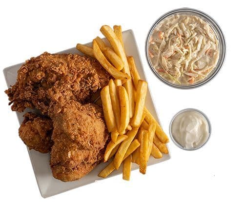 Hot 4 Pcs Broasted Chicken