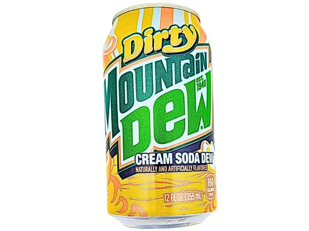 Mountain Dew Dirty Cream Soda 355ml Soda Pop Can