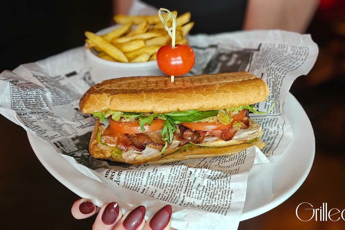 Grilled Chicken Guacamole Sandwich