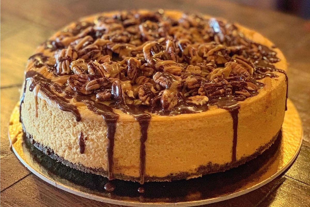 Full 9" round New York Cheesecake!