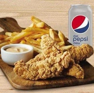 Combo Valeur Solo - Filets de poulet frit / Fried Chicken Fingers - Solo Value Combo