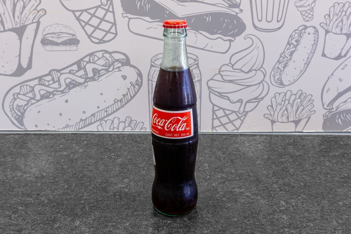 Large Glass Bottle Pop