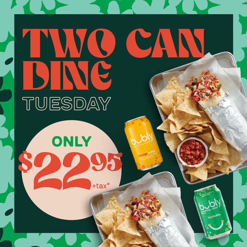 2 Can Dine Tuesday / 2 Can Dine Tuesday