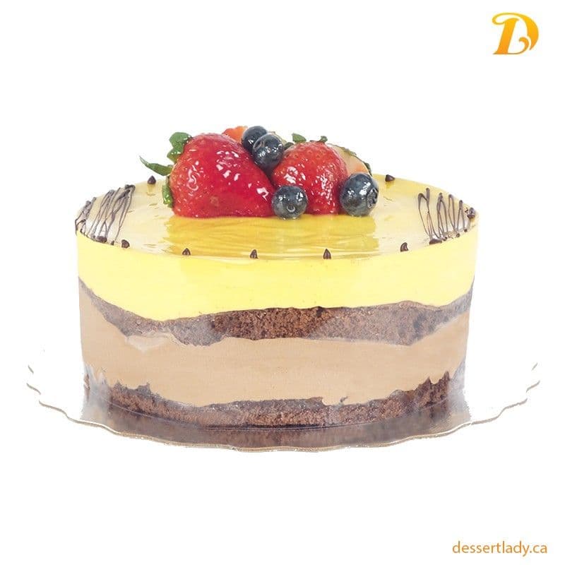 Mango Chocolate Mousse Cake